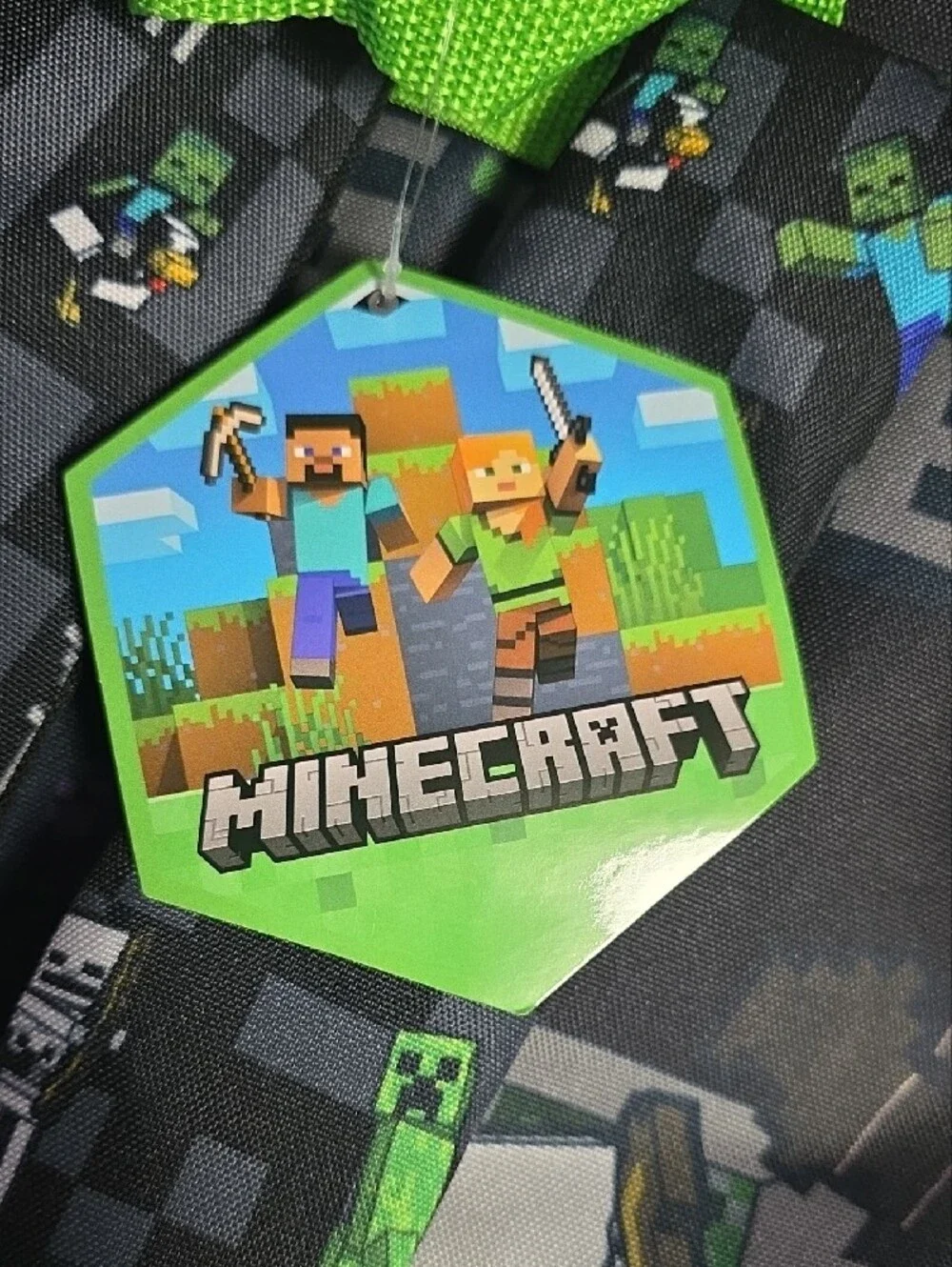 Minecraft Mode Backpack Set with Lunch kit, Headphones and Water Bottle